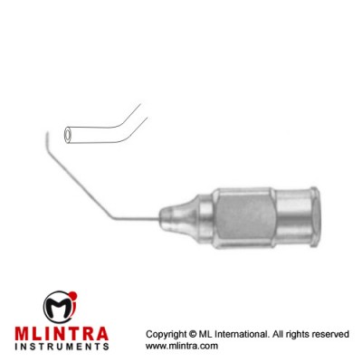 Gimbel Cortex Aspirating Cannula End Opening Stainless Steel, Gauge 30